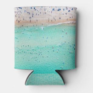 Aerial Bondi Beach, Sydney, summer. Can Cooler