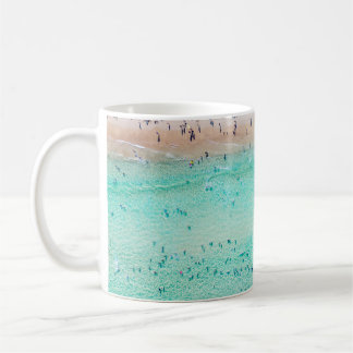 Aerial Bondi Beach, Sydney, summer. Coffee Mug