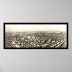 Aerial Camp Grant Photo 1918 Poster