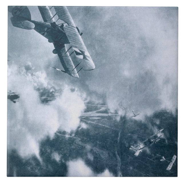 Aerial Combat on the Western Front, World War One, Tile (Front)