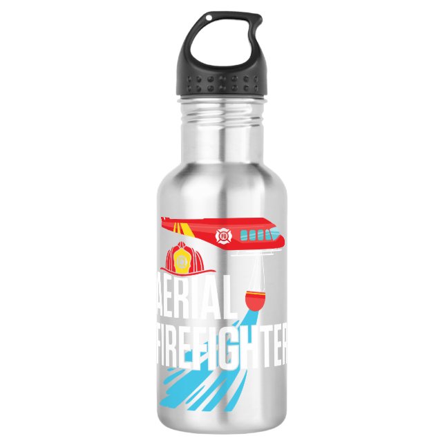 Aerial Firefighter Wildfire Firefighting 710 Ml Water Bottle (Front)