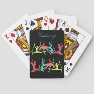 Aerial Fitness Poses Thunder_Cove Playing Cards