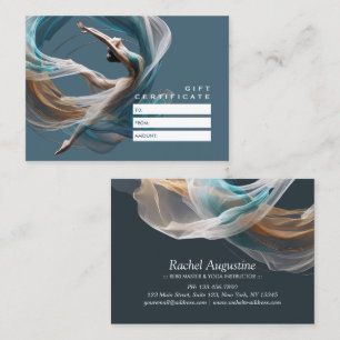 Aerial flying Air Yoga Instructor Pilates Fitness Discount Card