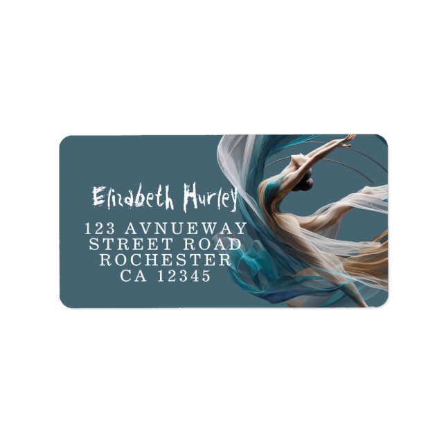 Aerial flying Air Yoga Instructor Pilates Fitness Label (Front)