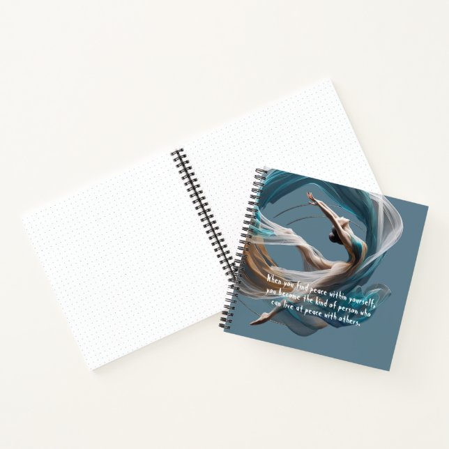 Aerial flying Air Yoga Instructor Pilates Fitness Notebook (Inside)