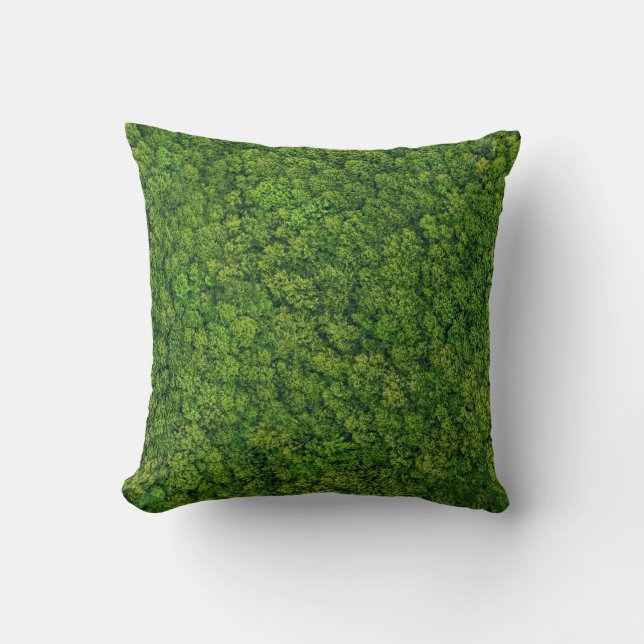 Aerial forest view, top view, copy space. cushion (Front)