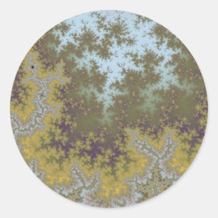 Aerial Heather Sitckers Classic Round Sticker