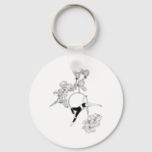 Aerial Hoop, Aerial Artist Circus, Aerial Yoga Gif Key Ring