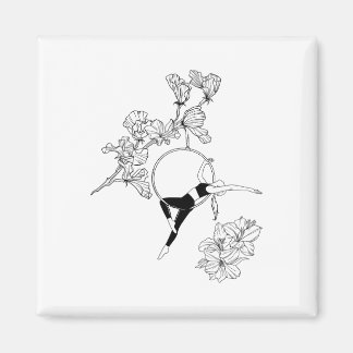 Aerial Hoop, Aerial Artist Circus, Aerial Yoga Gif Magnet