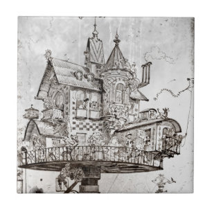 Aerial House Maison Tournante Ceramic Tile