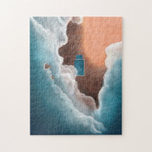 Aerial illustration Mona Vale Rock Pool Sydney