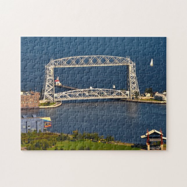 Aerial Lift Bridge Duluth Minnesota Jigsaw Puzzle (Horizontal)