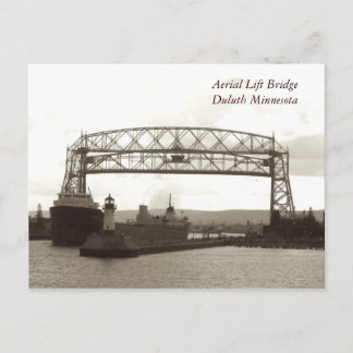 Aerial Lift BridgeDuluth Minnesota Postcard