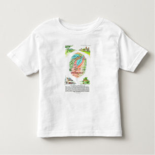 Aerial Map of Santa Clara County with Sites Toddler T-Shirt