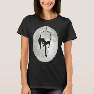 Aerial Moon Aerial Yoga Circus Lyra Trapeze Aerial T-Shirt