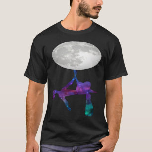 Aerial Moon Hanging Aerialist Aerial Hoop Air Acro T-Shirt