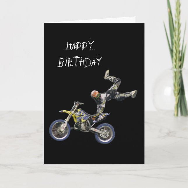 aerial moto-cross #2 vertical card (Front)