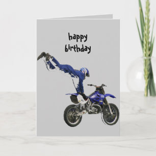 aerial moto-cross #3 card grey vert