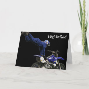 aerial moto-cross #3 close-up card