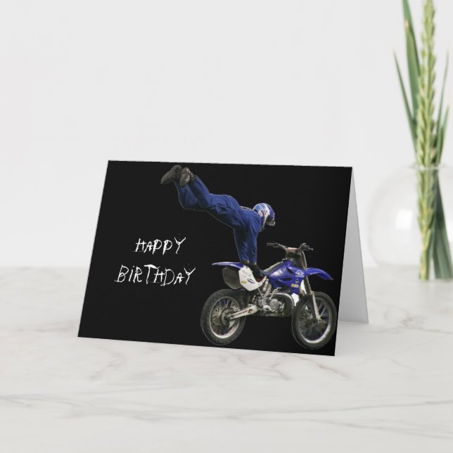 aerial moto-cross #7 card (Front)