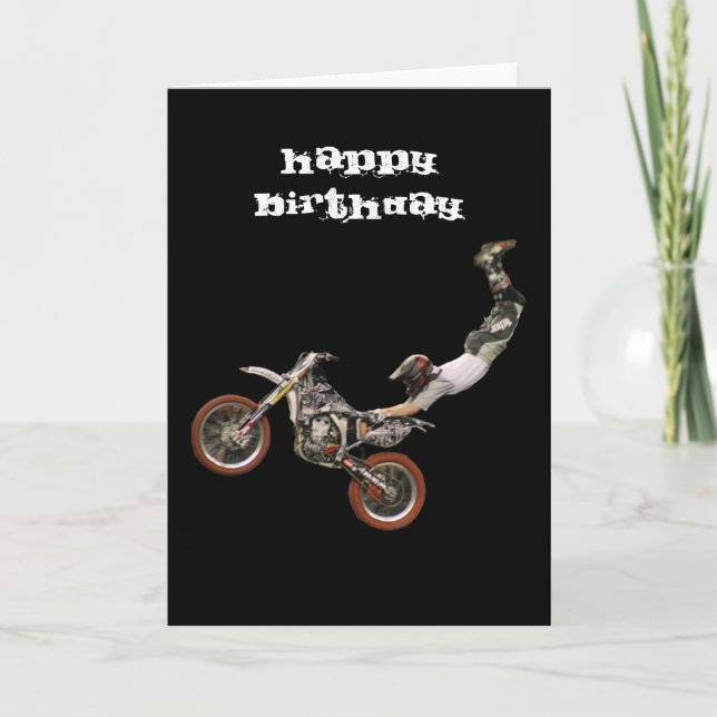 aerial moto-cross vertical card (Front)