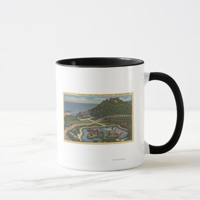 Aerial of Bernheimer's Oriental Garden Mug (Right)