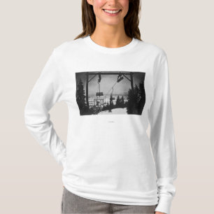 Aerial of City from Crouse Mountain Chairlift T-Shirt