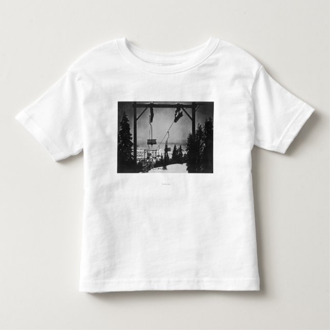 Aerial of City from Crouse Mountain Chairlift Toddler T-Shirt (Front)