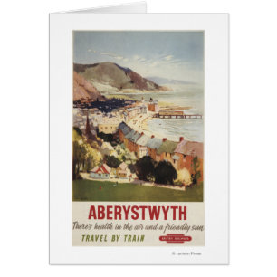 Aerial of Coast British Railways Poster