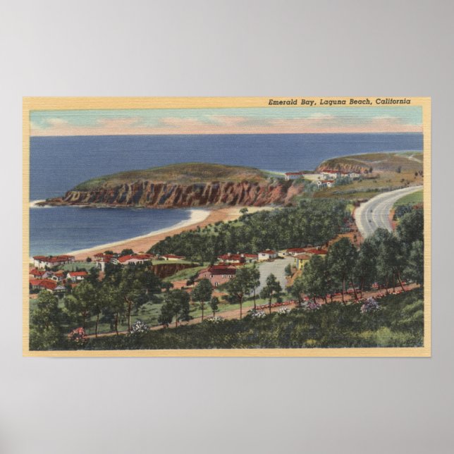 Aerial of Emerald Bay Poster (Front)