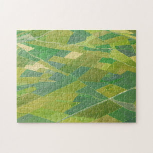 Aerial Of Farmlands In Ethiopia Jigsaw Puzzle