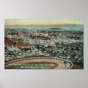 Aerial of the City from the Twin Peaks Poster