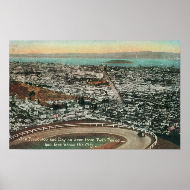 Aerial of the City from the Twin Peaks Poster (Front)
