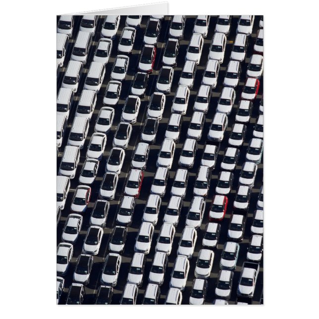 Aerial over Car Lot (Front)