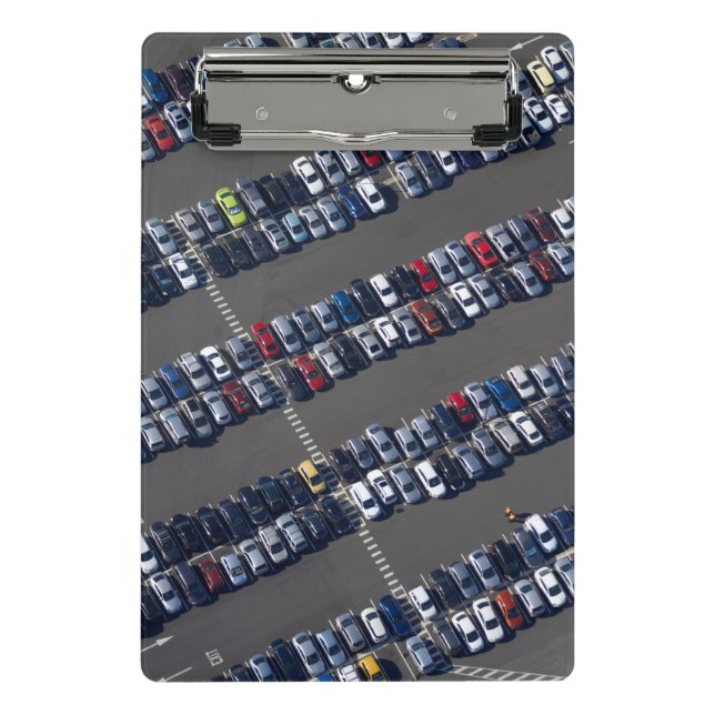 Aerial over Parking Lot Mini Clipboard (Front)
