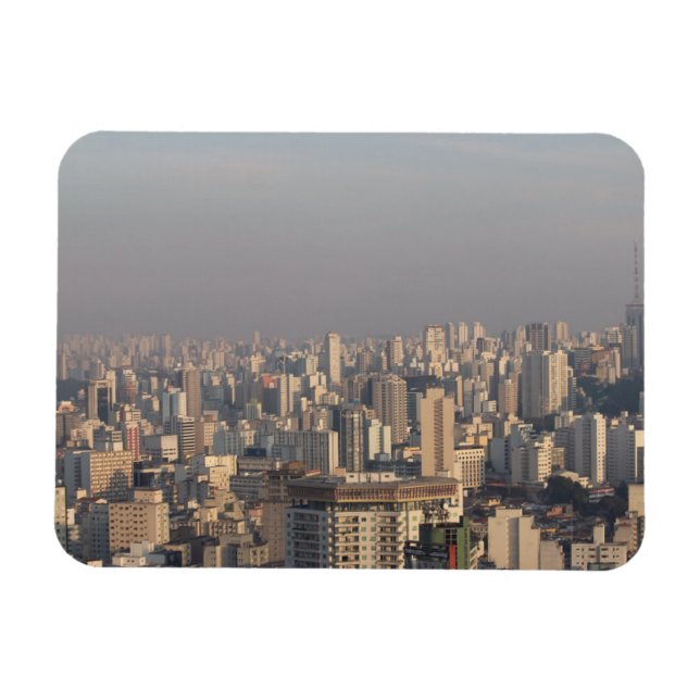 Aerial Panoramic - Sao Paulo Magnet (Horizontal)