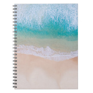 AERIAL PHOTO OF BODY OF WATER NOTEBOOK
