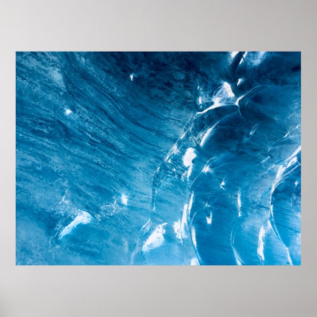 Aerial photo of body of water poster (Front)