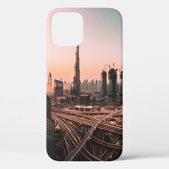 AERIAL PHOTO OF CITY HIGHWAY SURROUNDED BY HIGH-RI Case-Mate iPhone CASE (Back)