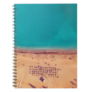 AERIAL PHOTO OF SEASHORE NOTEBOOK