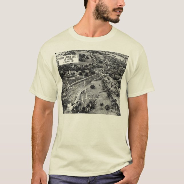 Aerial Photograph of Missiles in Cuba 1962 T-Shirt (Front)
