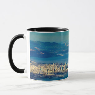 Aerial photograph of the San Francisco Bay Mug