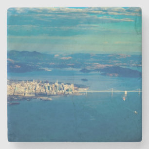Aerial photograph of the San Francisco Bay Stone Coaster