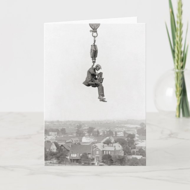 Aerial Photographer, 1925 Card (Front)