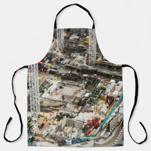 AERIAL PHOTOGRAPHY OF BUILDING CONSTRUCTION APRON