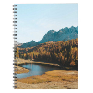 AERIAL PHOTOGRAPHY OF CONCRETE ROAD NOTEBOOK