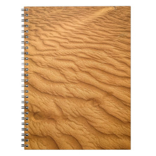 Aerial photography of desert notebook