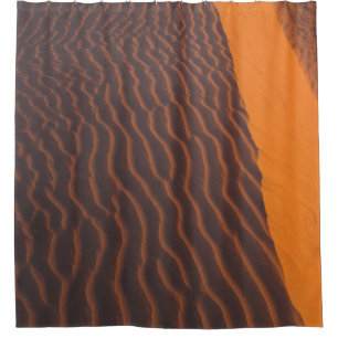 Aerial photography of desert shower curtain