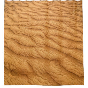 Aerial photography of desert shower curtain