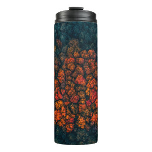 Aerial photography of forest thermal tumbler